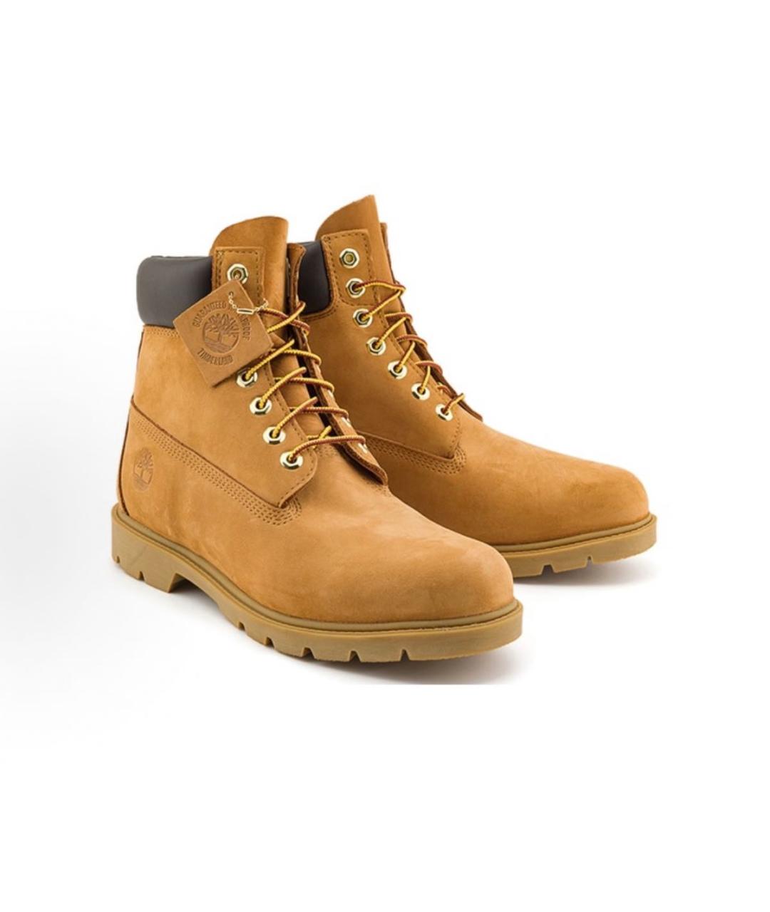 TIMBERLAND Коричневые нубуковые высокие ботинки, фото 2