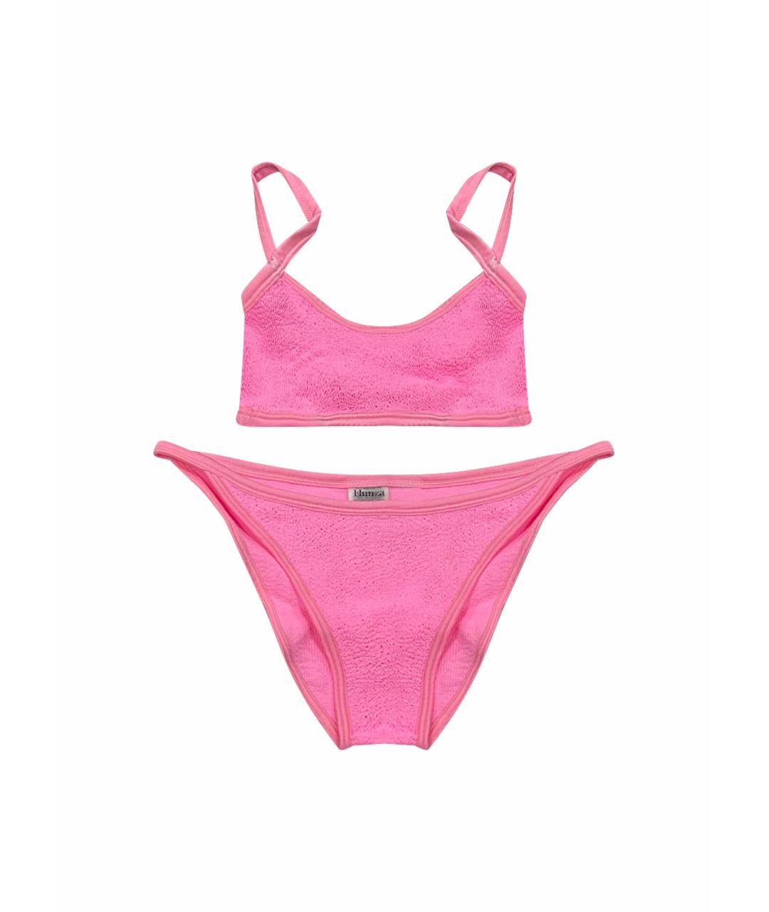 HUNZA G Розовый купальник, фото 1