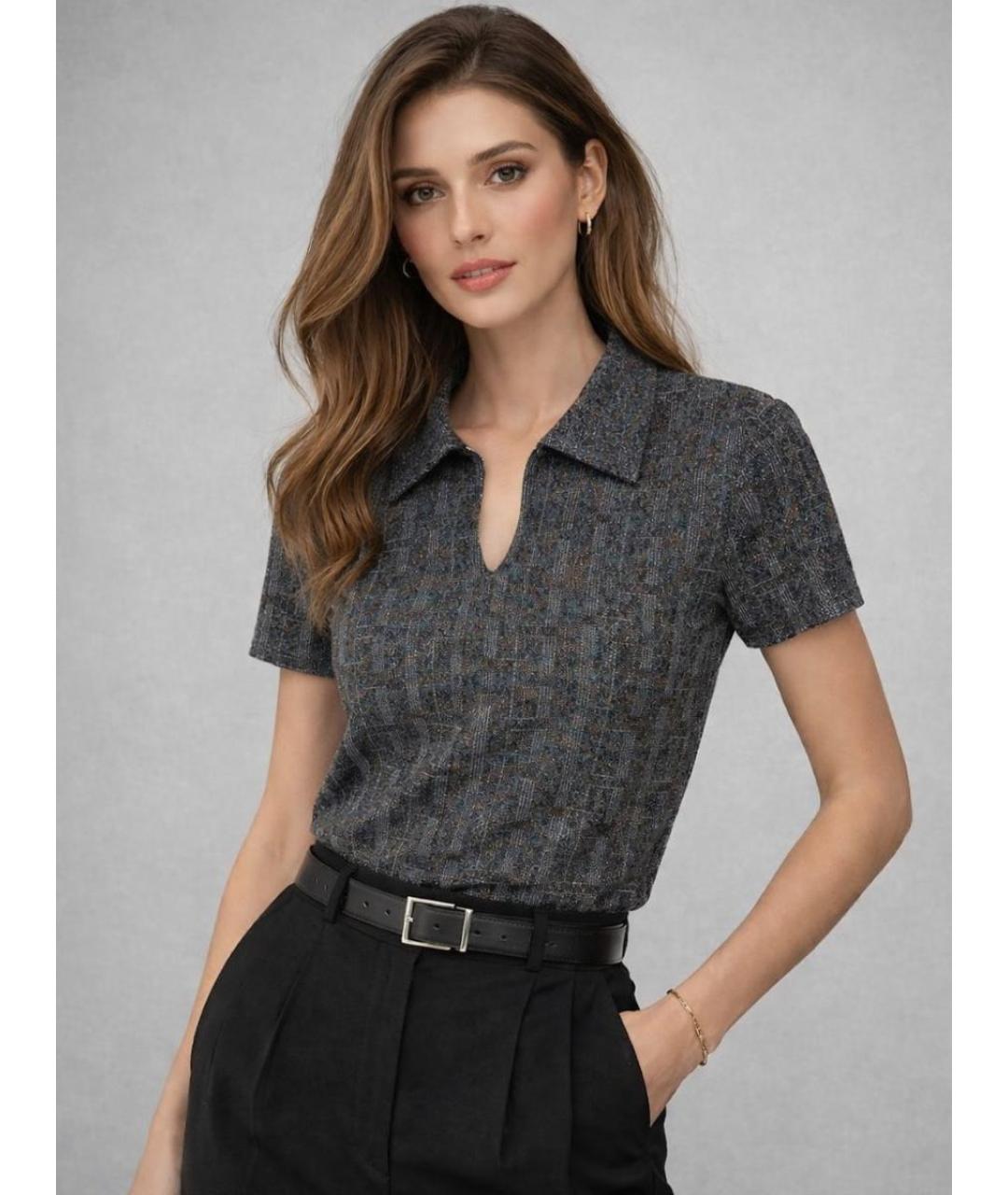 WOLFORD Серая полиамидовая футболка, фото 8