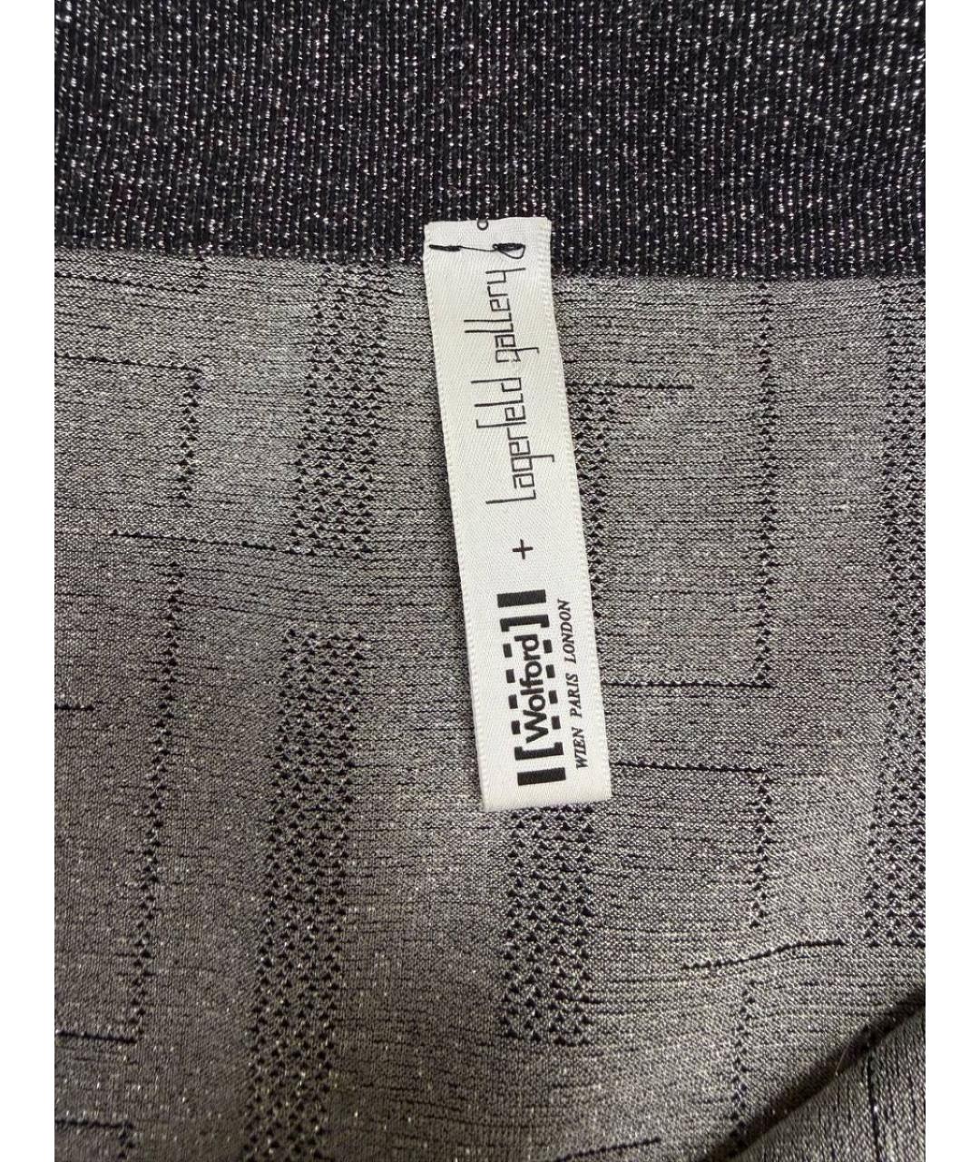 WOLFORD Серая полиамидовая футболка, фото 4