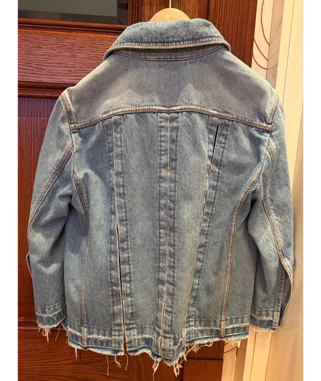 ERMANNO SCERVINO Голубой деним жакет/пиджак, фото 2