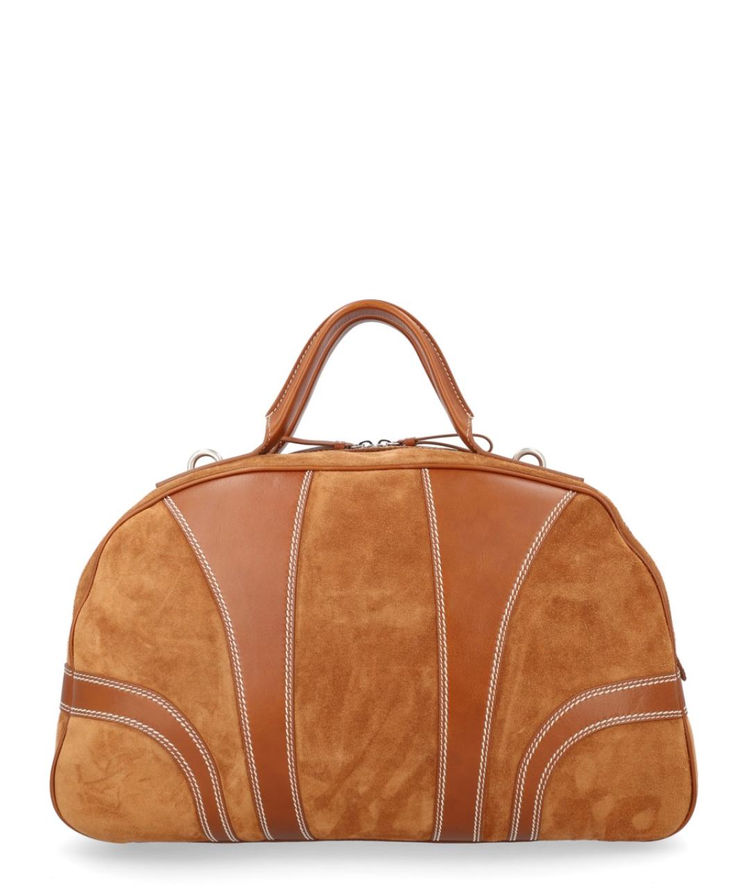 DRIES VAN NOTEN Коричневая замшевая сумка на плечо, фото 2