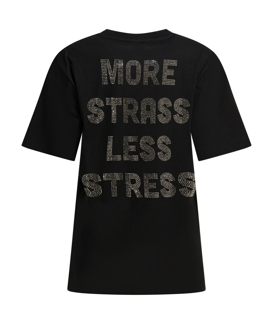 PINKO Черная хлопковая футболка, фото 2