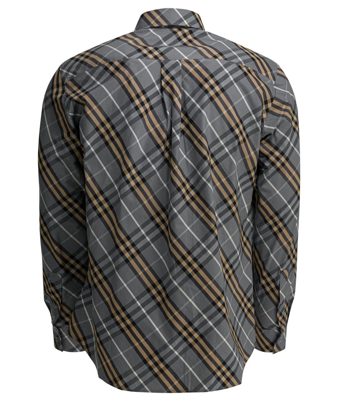 BURBERRY Мульти хлопковая кэжуал рубашка, фото 2