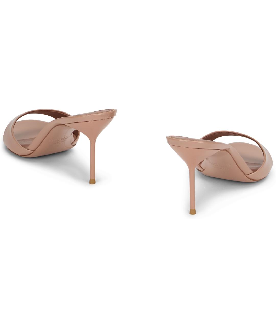 PARIS TEXAS Розовые мюли из лакированной кожи, фото 4