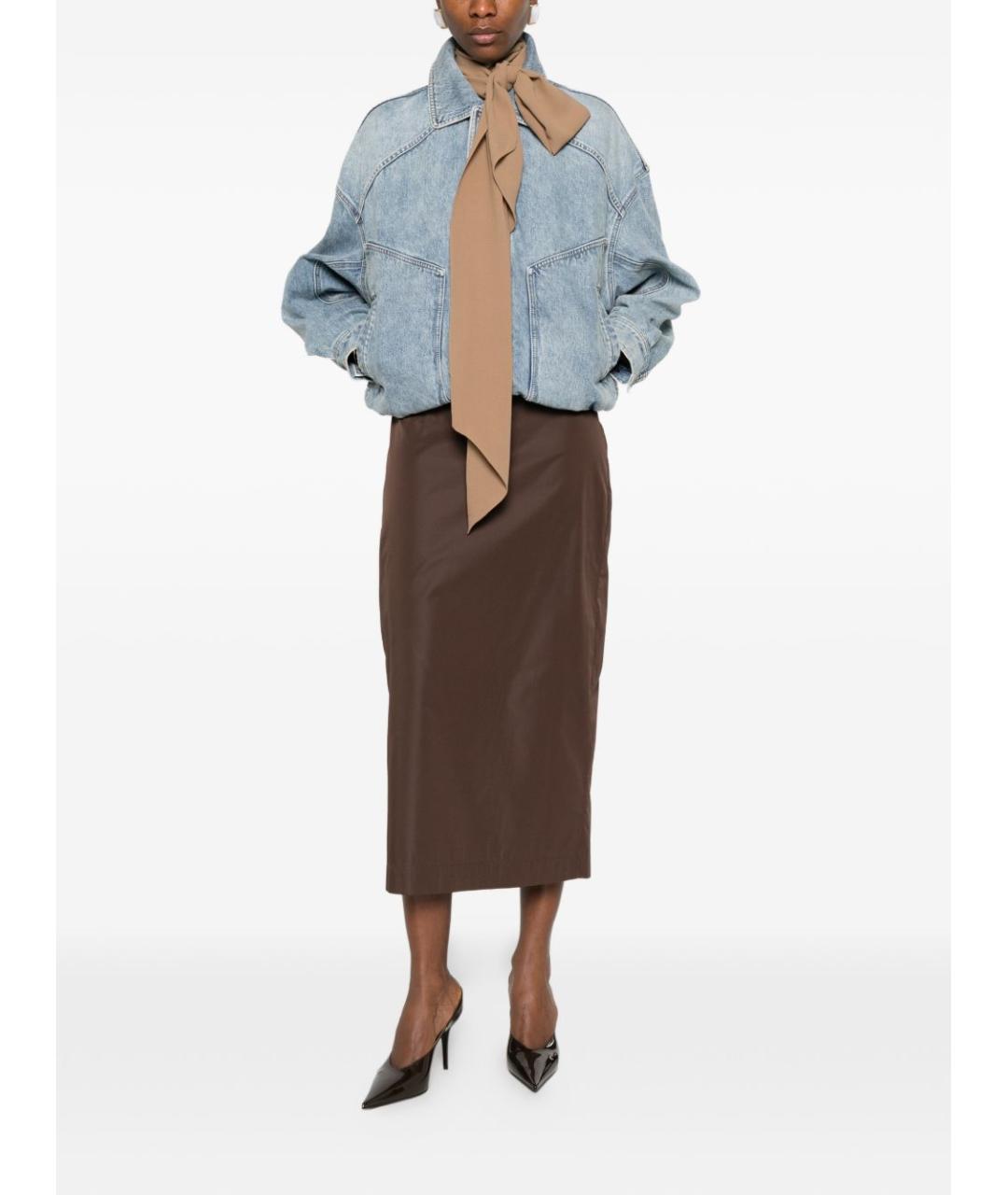 SAINT LAURENT Голубая хлопковая куртка, фото 2