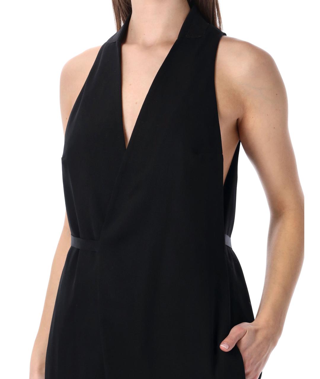 RICK OWENS Черный шерстяной жилет, фото 3