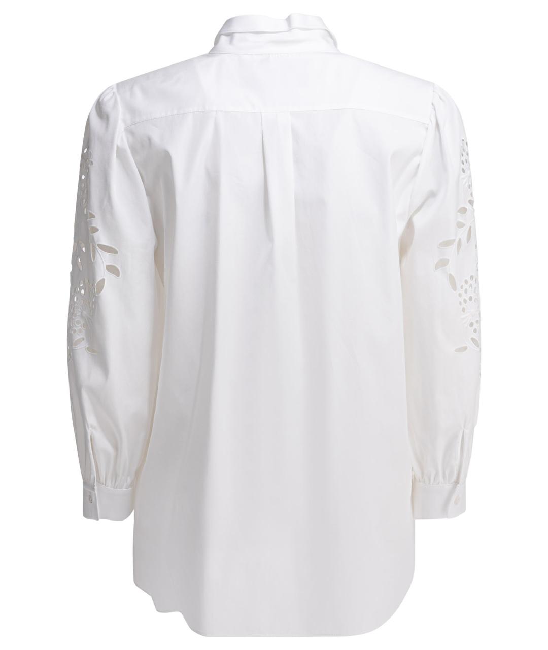 VALENTINO Белая хлопковая рубашка, фото 2