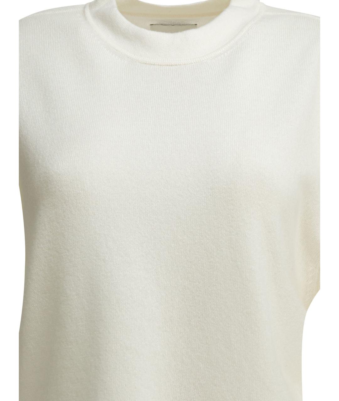 Sa Su Phi Белая кашемировая футболка, фото 3