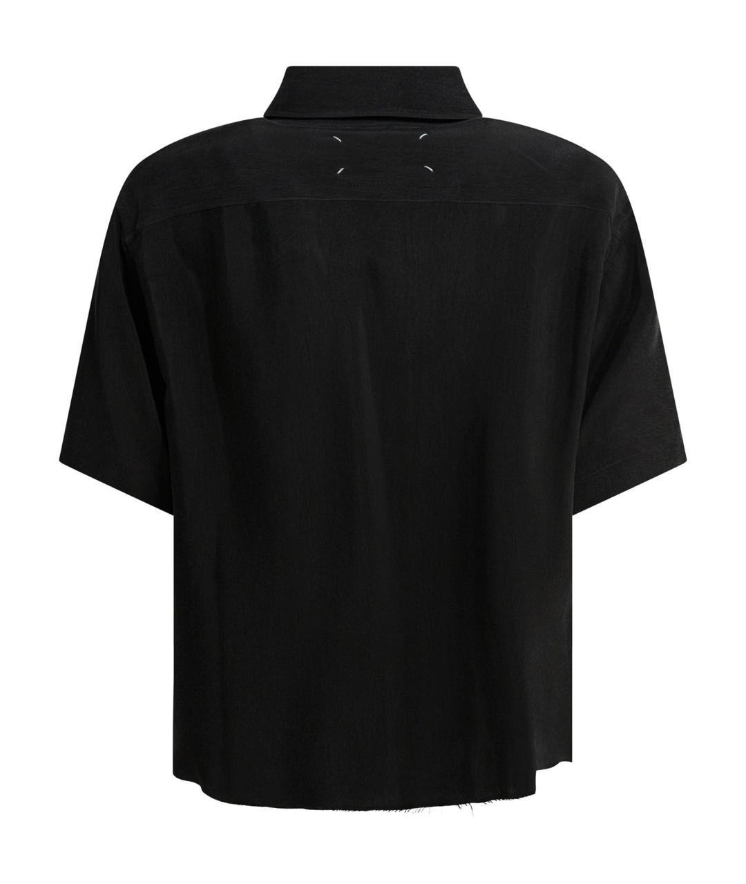 MAISON MARGIELA Черная вискозная рубашка, фото 2