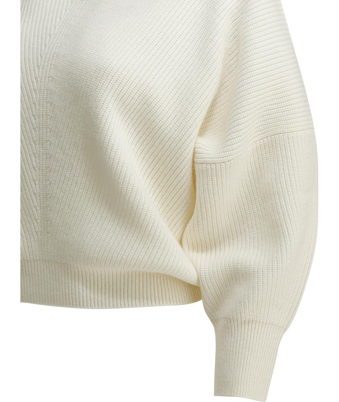 Sa Su Phi Белый кашемировый джемпер / свитер, фото 4