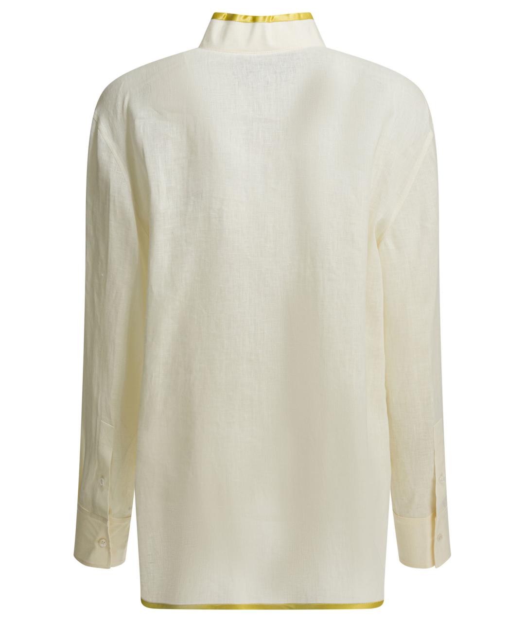 VALENTINO Белая льняная рубашка, фото 2
