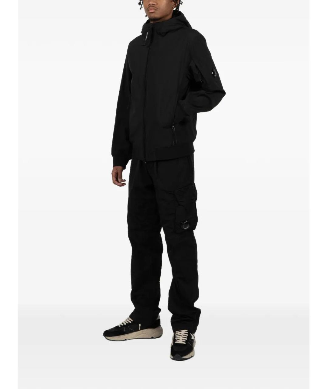 CP COMPANY Черная полиэстеровая куртка, фото 2