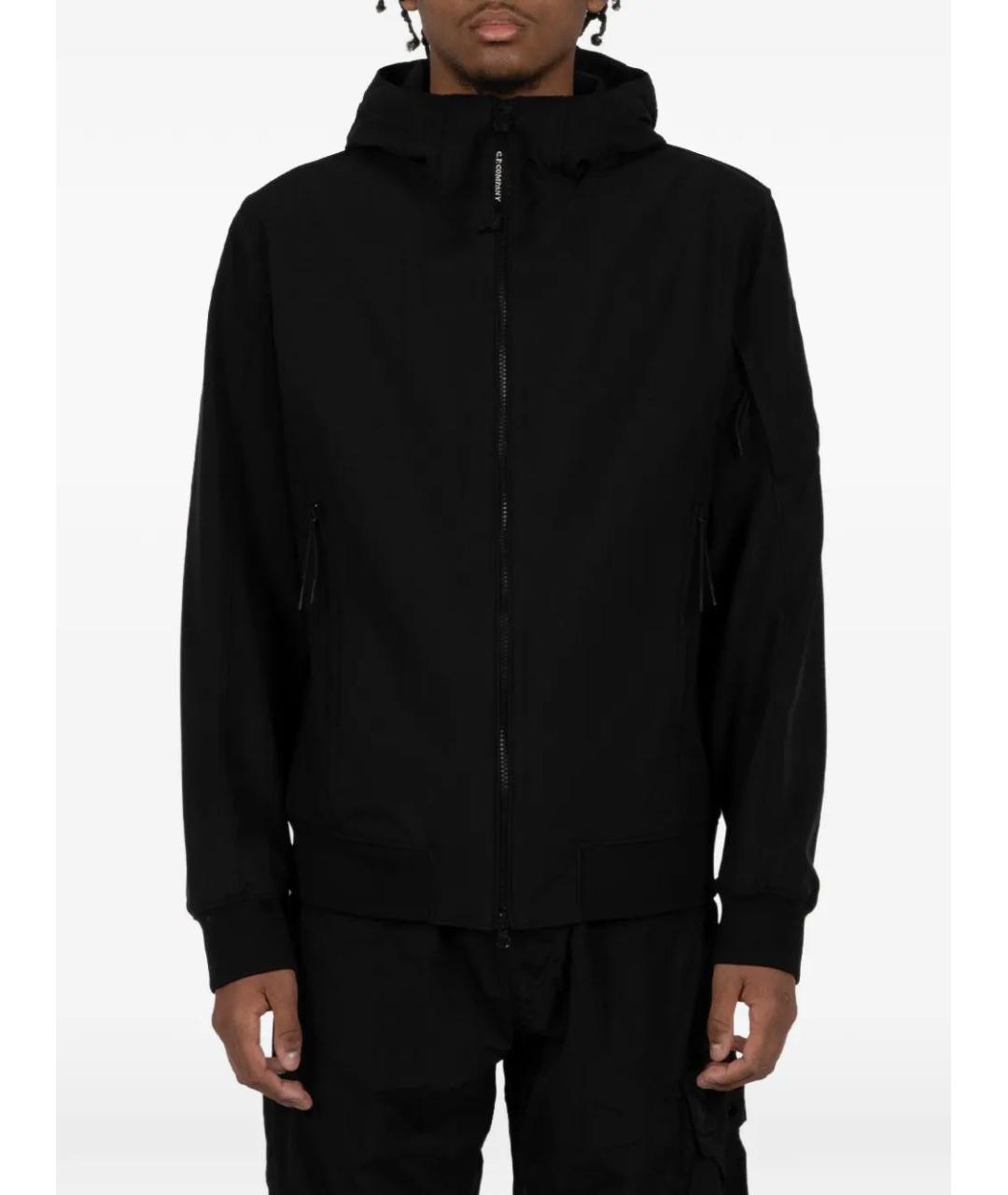 CP COMPANY Черная полиэстеровая куртка, фото 1