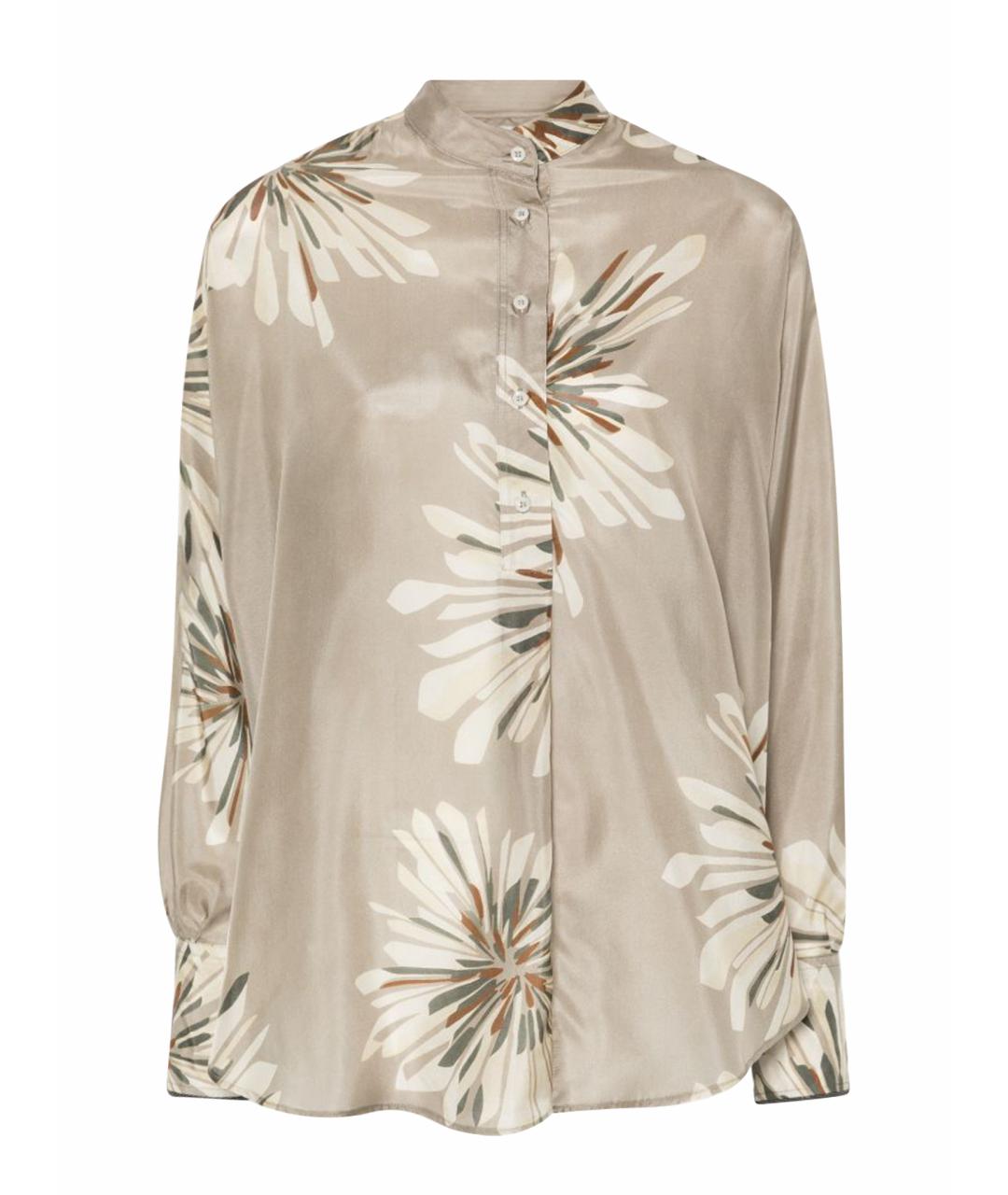 BRUNELLO CUCINELLI Мульти шелковая рубашка, фото 1