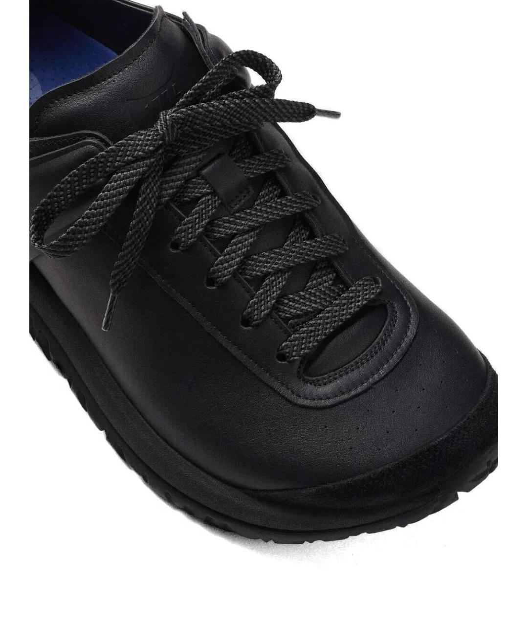 BIRKENSTOCK Черные кожаные кроссовки, фото 4