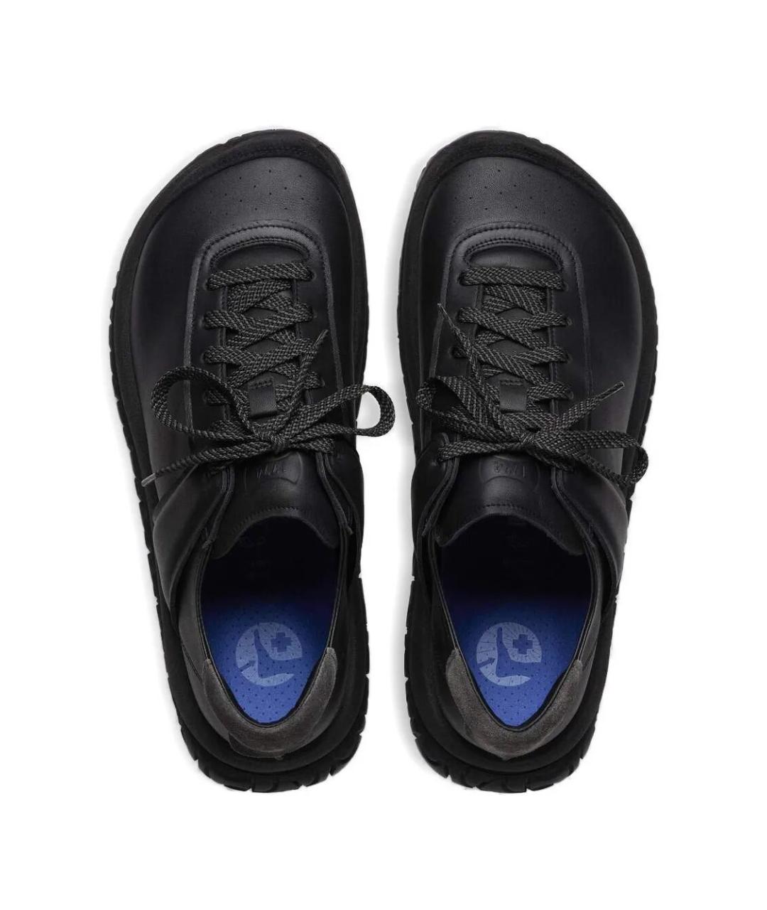 BIRKENSTOCK Черные кожаные кроссовки, фото 2