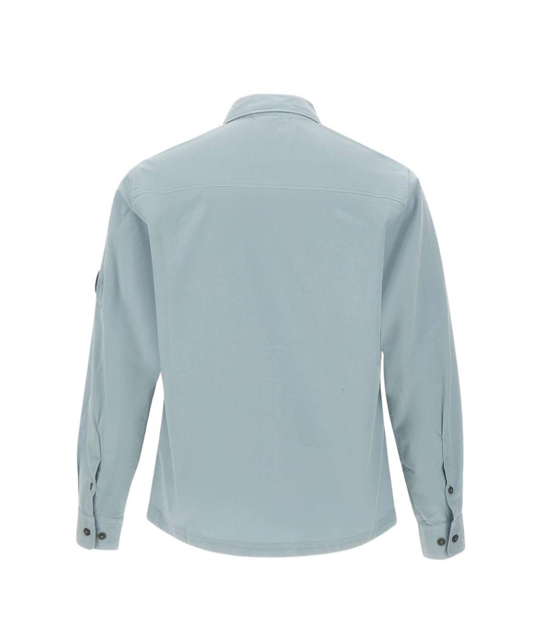 CP COMPANY Голубая хлопковая куртка, фото 4