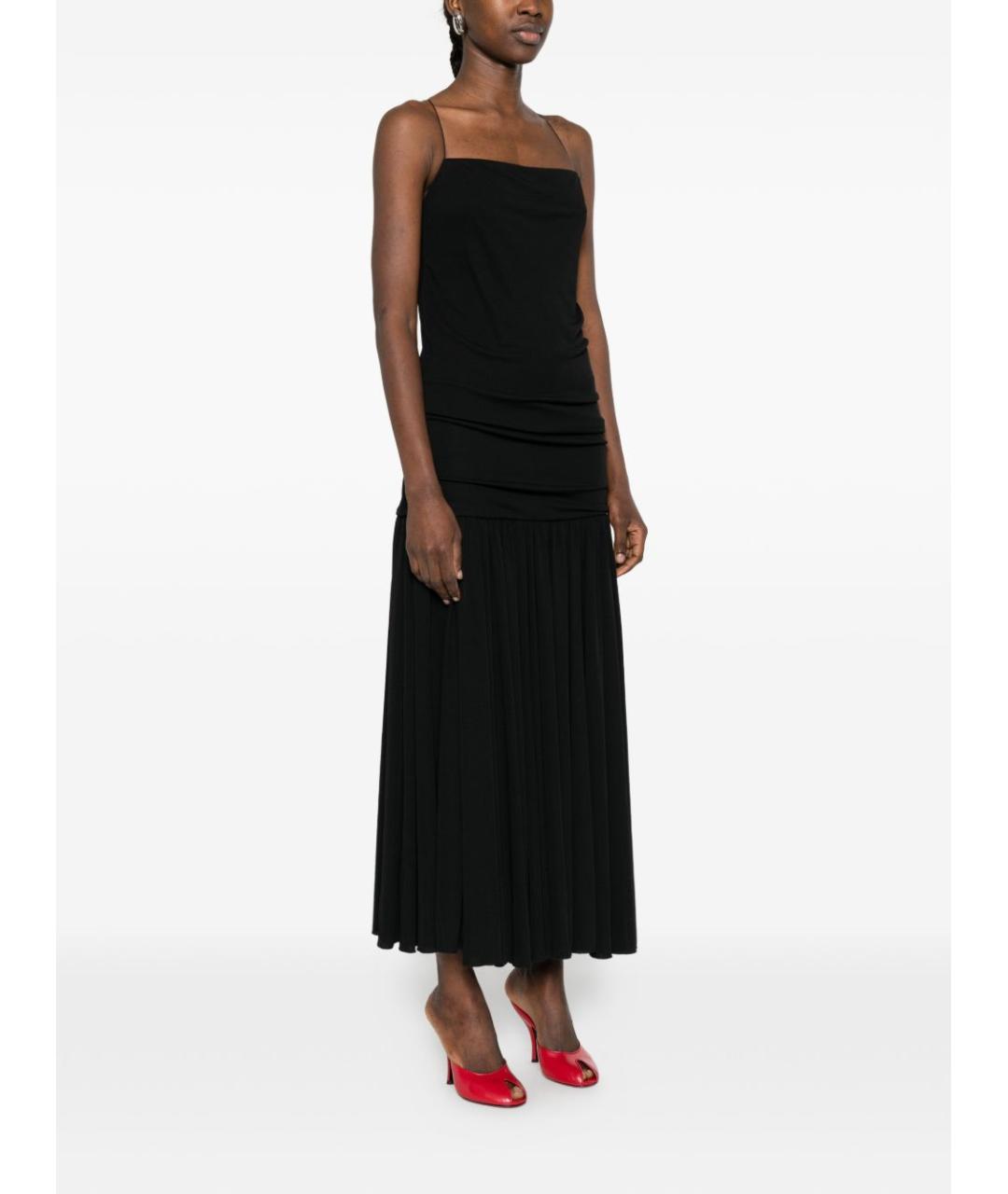 JACQUEMUS Черное полиамидовое вечернее платье, фото 3