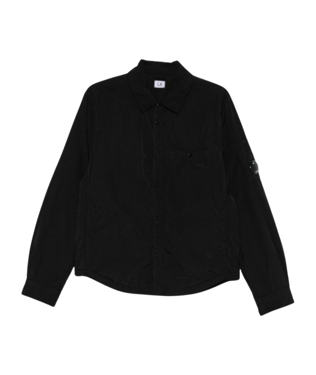 CP COMPANY Черная полиамидовая куртка, фото 1