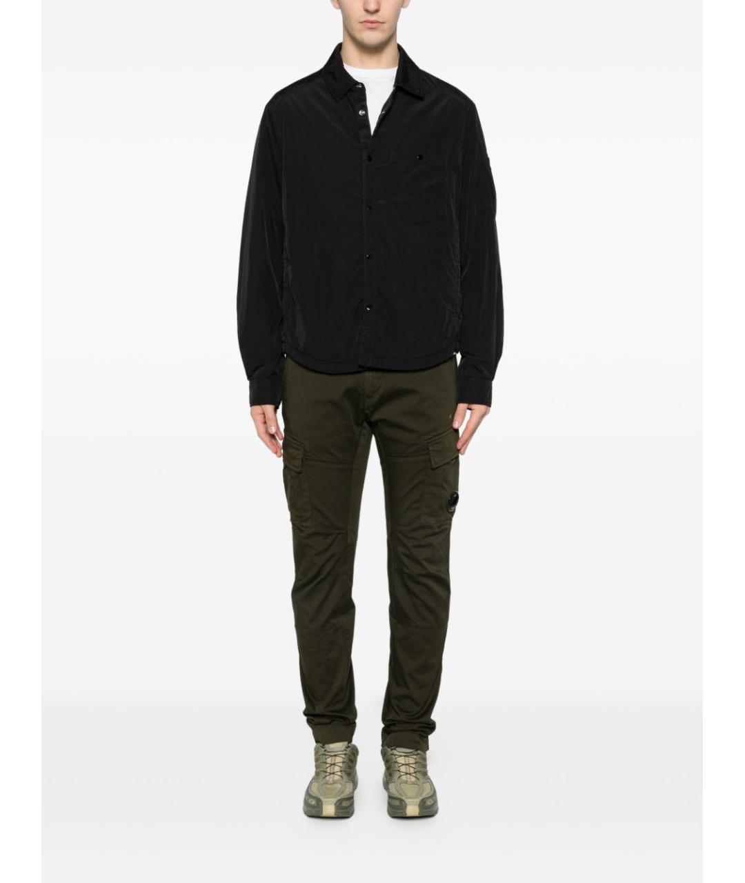 CP COMPANY Черная полиамидовая куртка, фото 4