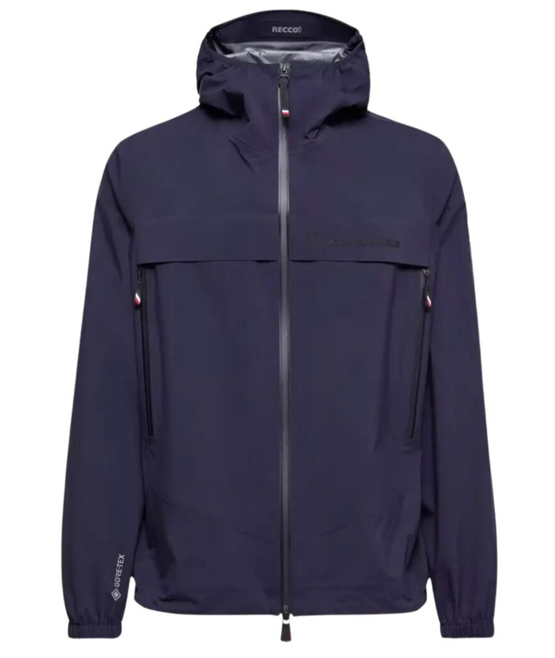 MONCLER Синяя полиамидовая куртка, фото 1