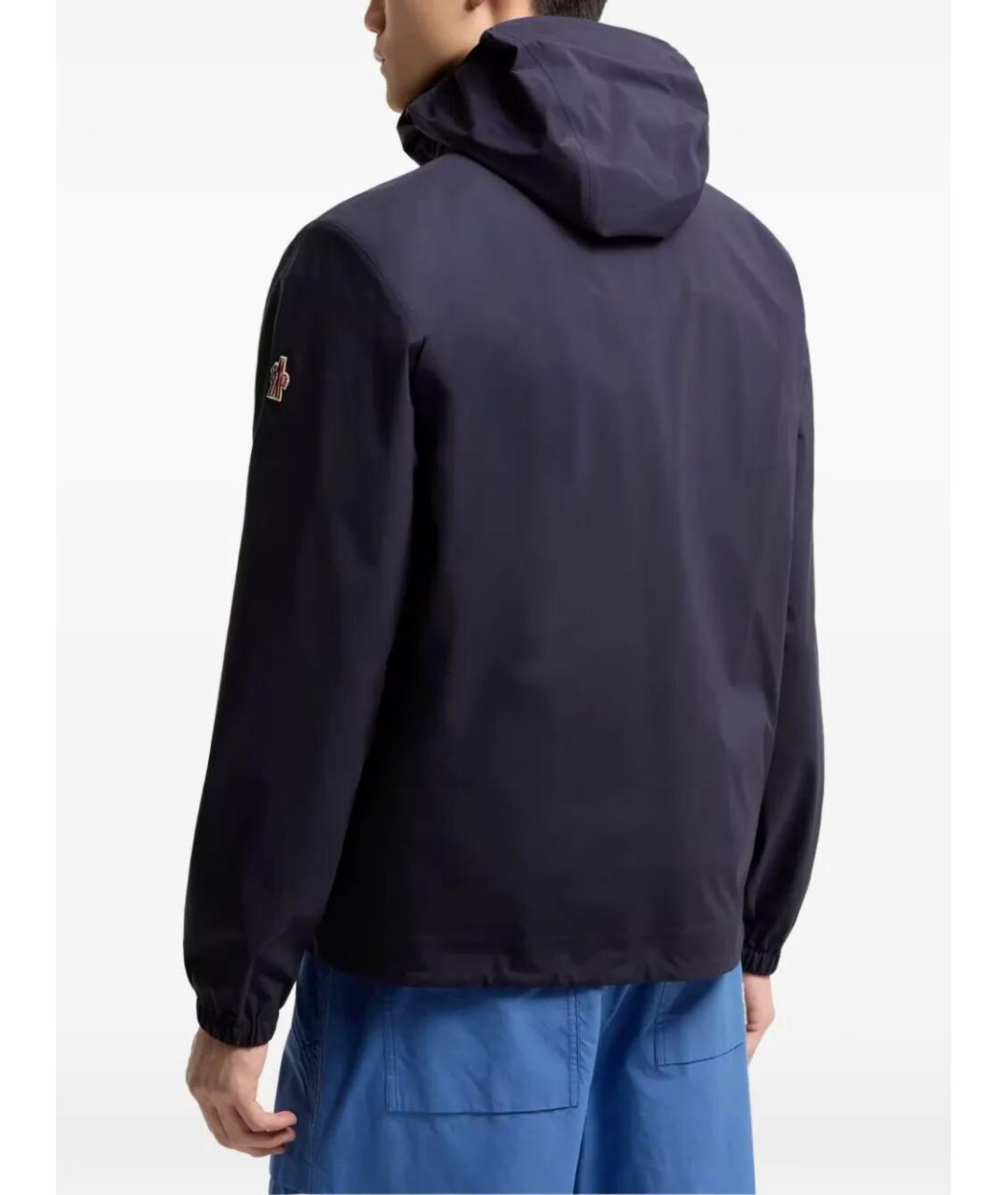 MONCLER Синяя полиамидовая куртка, фото 2