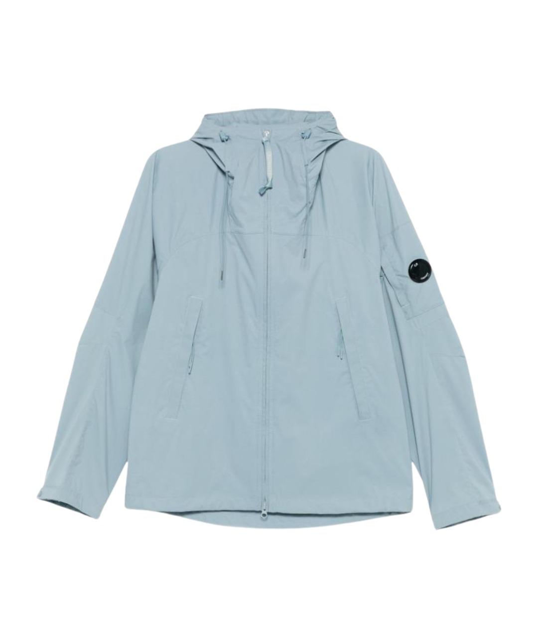 CP COMPANY Голубая полиэстеровая куртка, фото 1