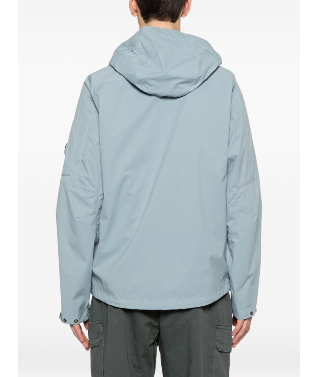 CP COMPANY Голубая полиэстеровая куртка, фото 5