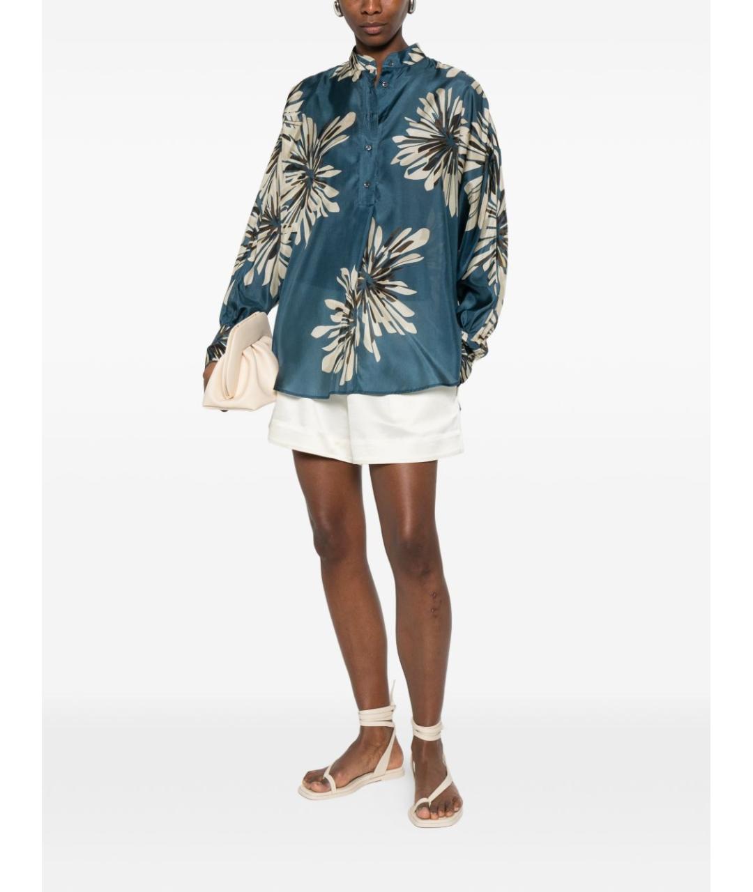 BRUNELLO CUCINELLI Мульти шелковая рубашка, фото 2