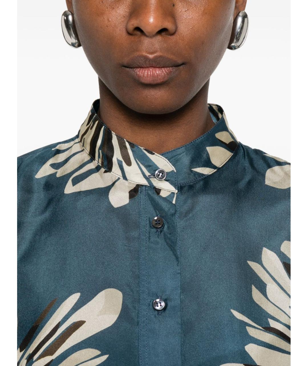 BRUNELLO CUCINELLI Мульти шелковая рубашка, фото 4