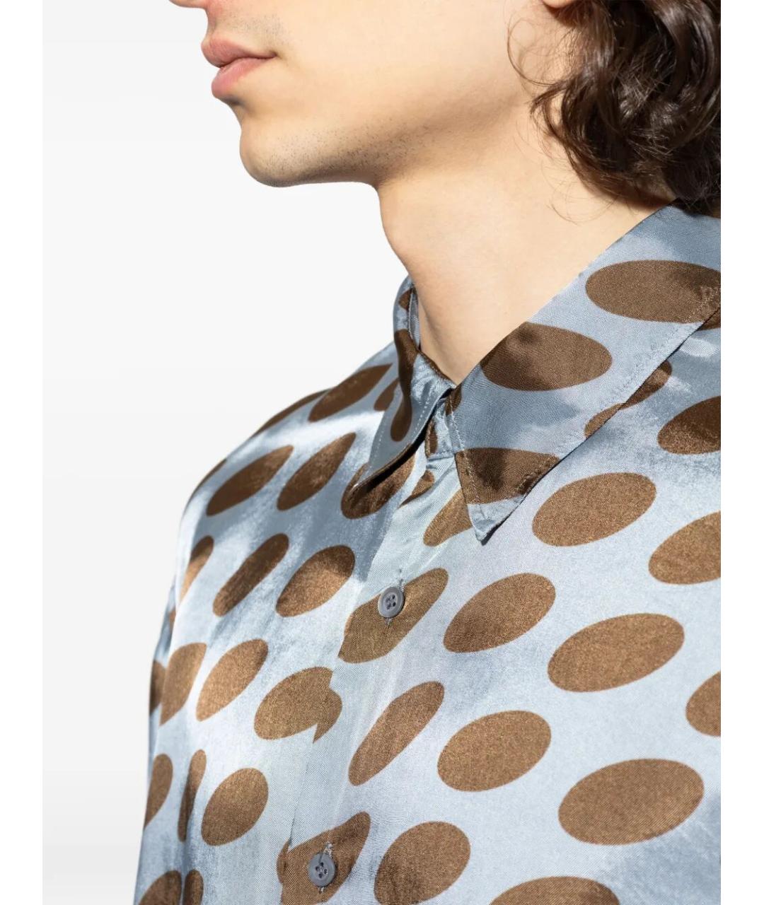 DRIES VAN NOTEN Серая кэжуал рубашка, фото 4