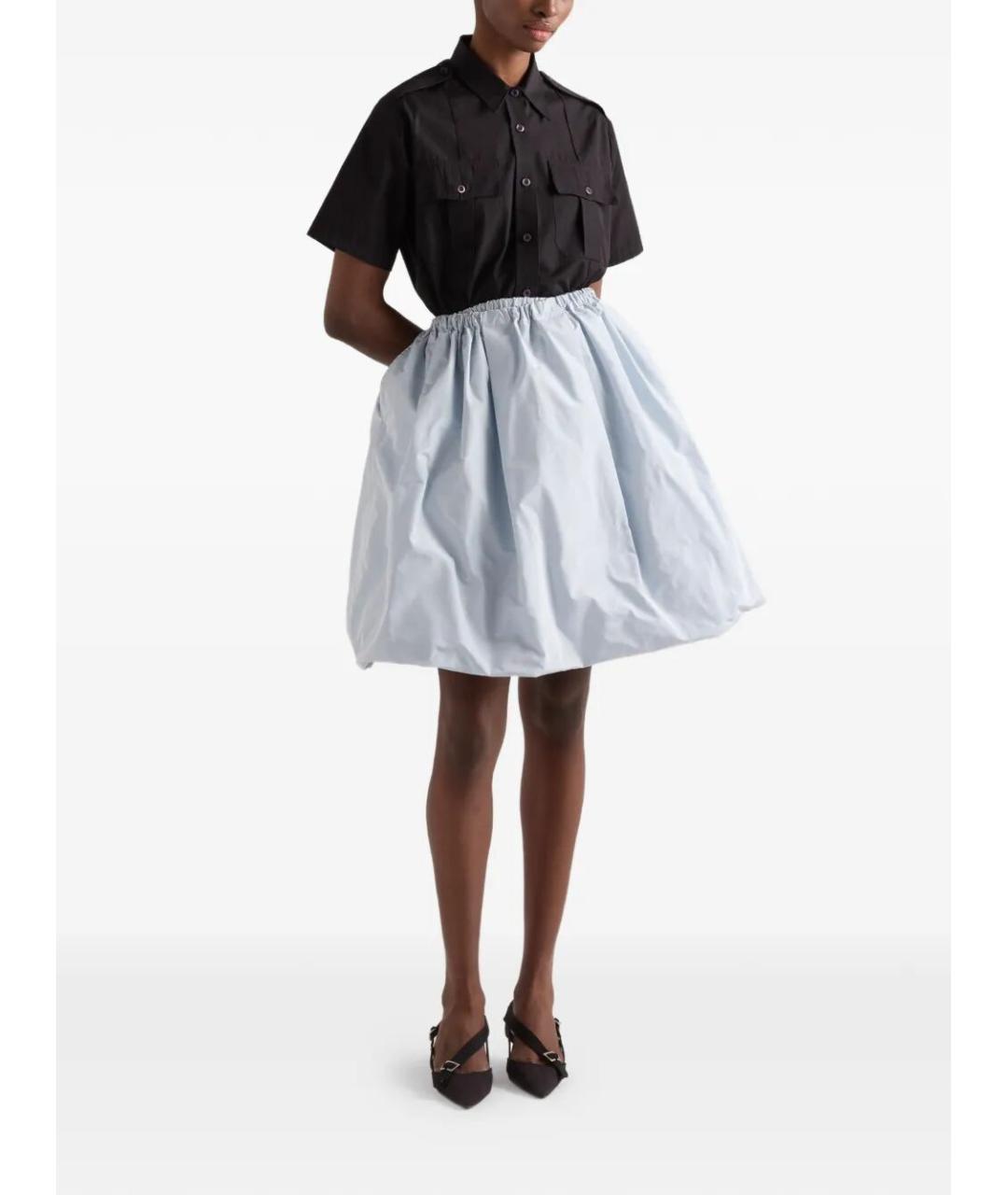 PRADA Черная хлопковая рубашка, фото 4