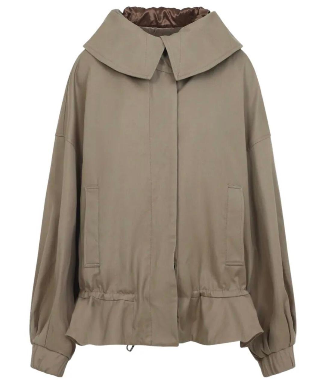 DRIES VAN NOTEN Коричневая хлопковая куртка, фото 1
