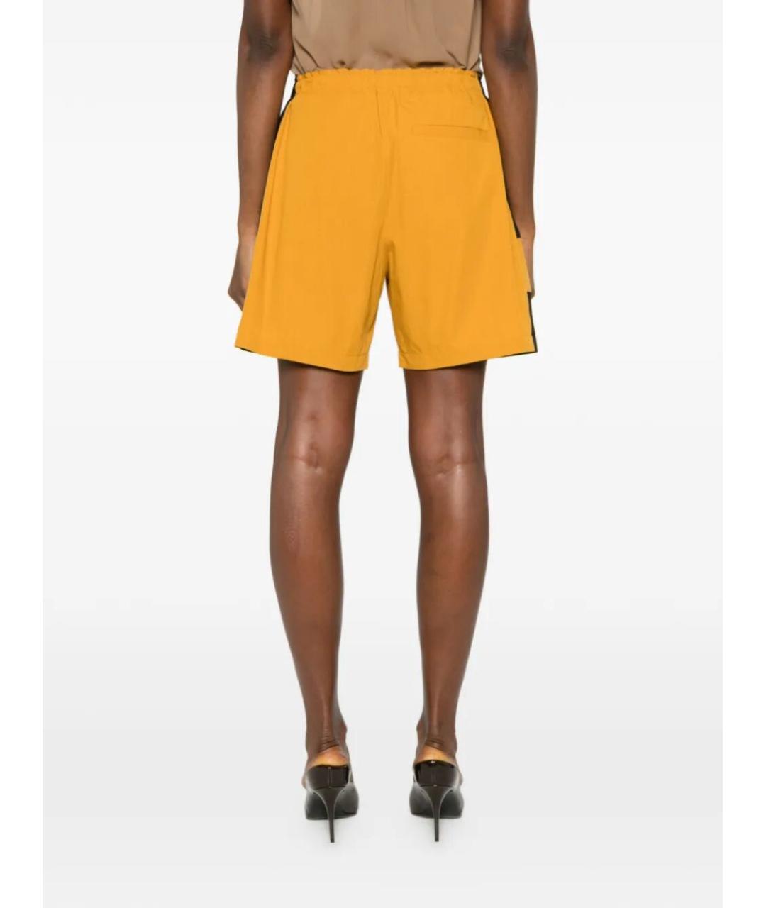 SAINT LAURENT Желтые хлопковые шорты, фото 3