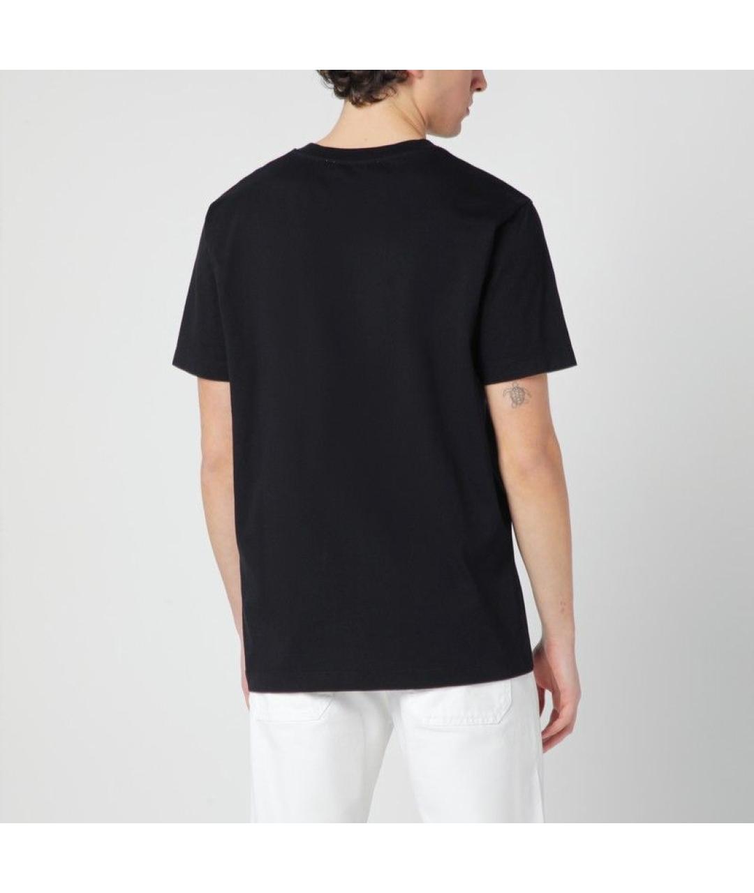 OFF-WHITE Черная хлопковая футболка, фото 2