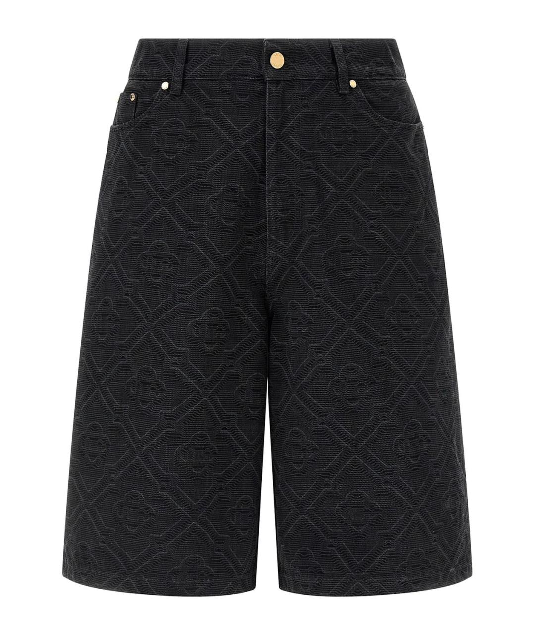 CASABLANCA Темно-синие хлопковые шорты, фото 1