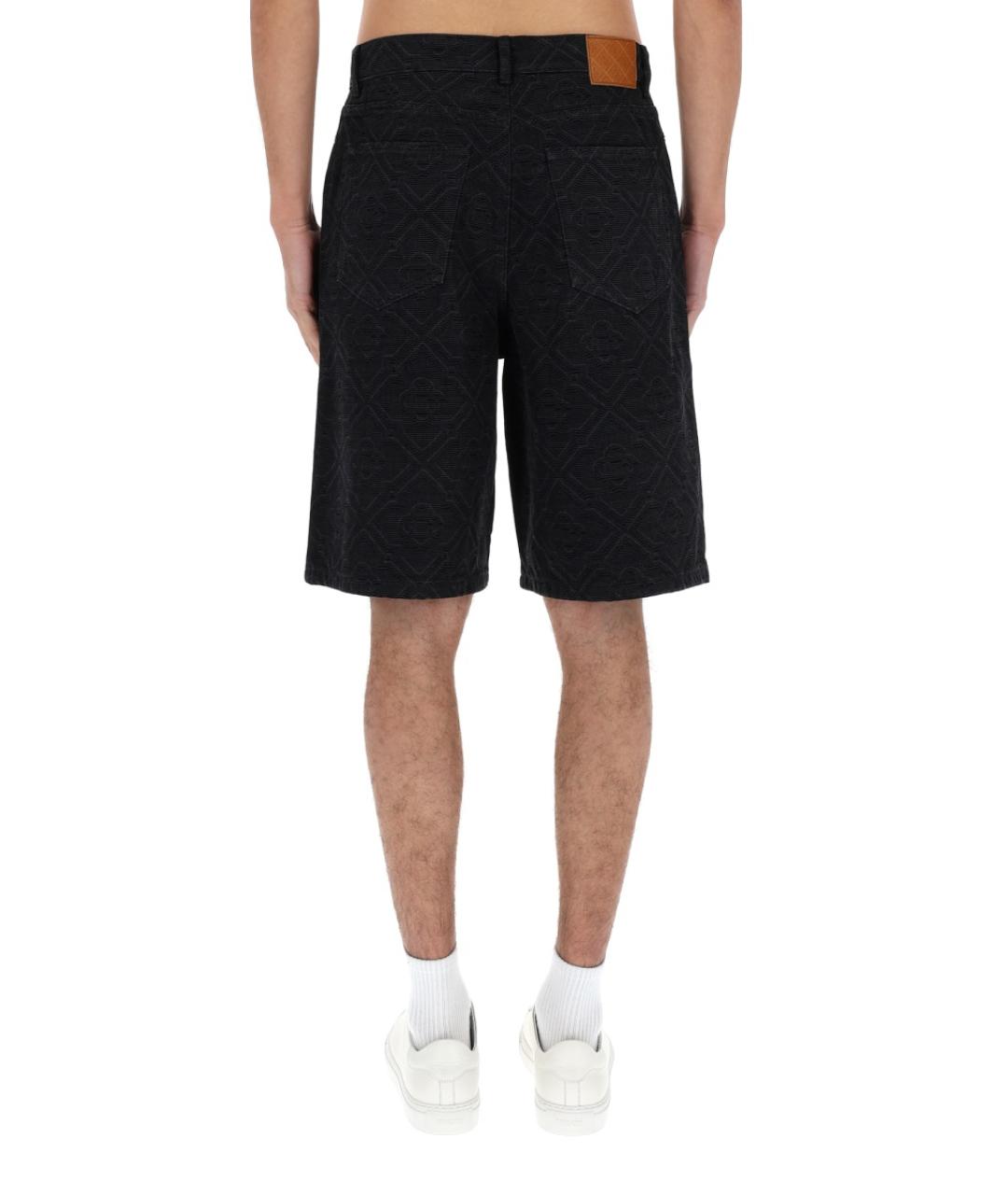 CASABLANCA Темно-синие хлопковые шорты, фото 5