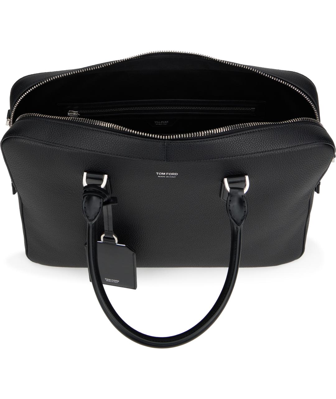 TOM FORD Черный кожаный портфель, фото 5