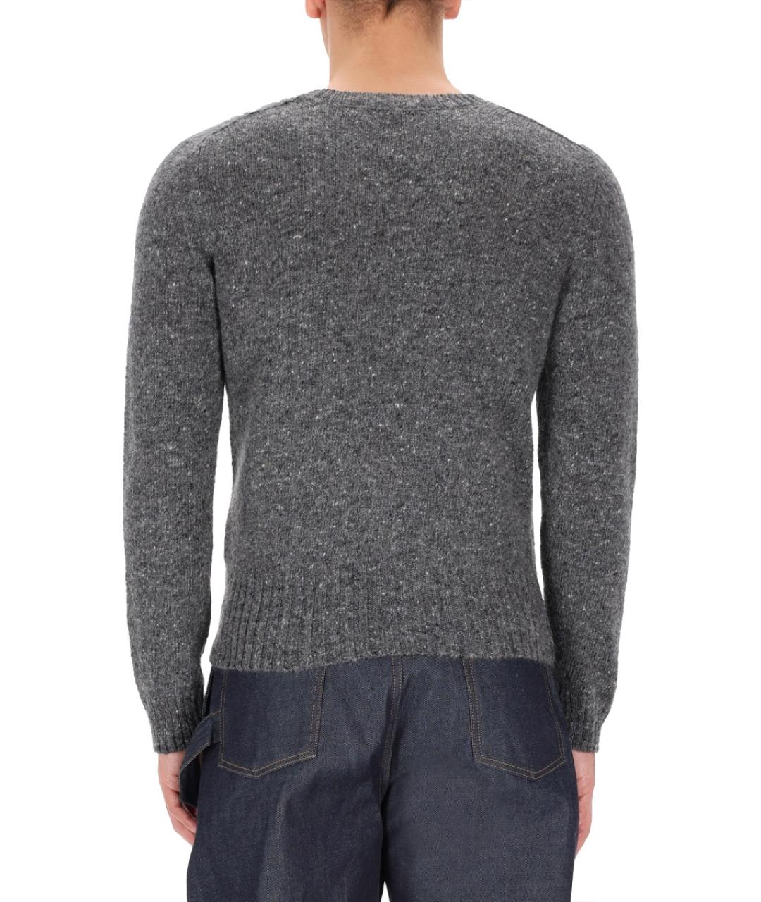 J.W.ANDERSON Серый шерстяной джемпер / свитер, фото 4