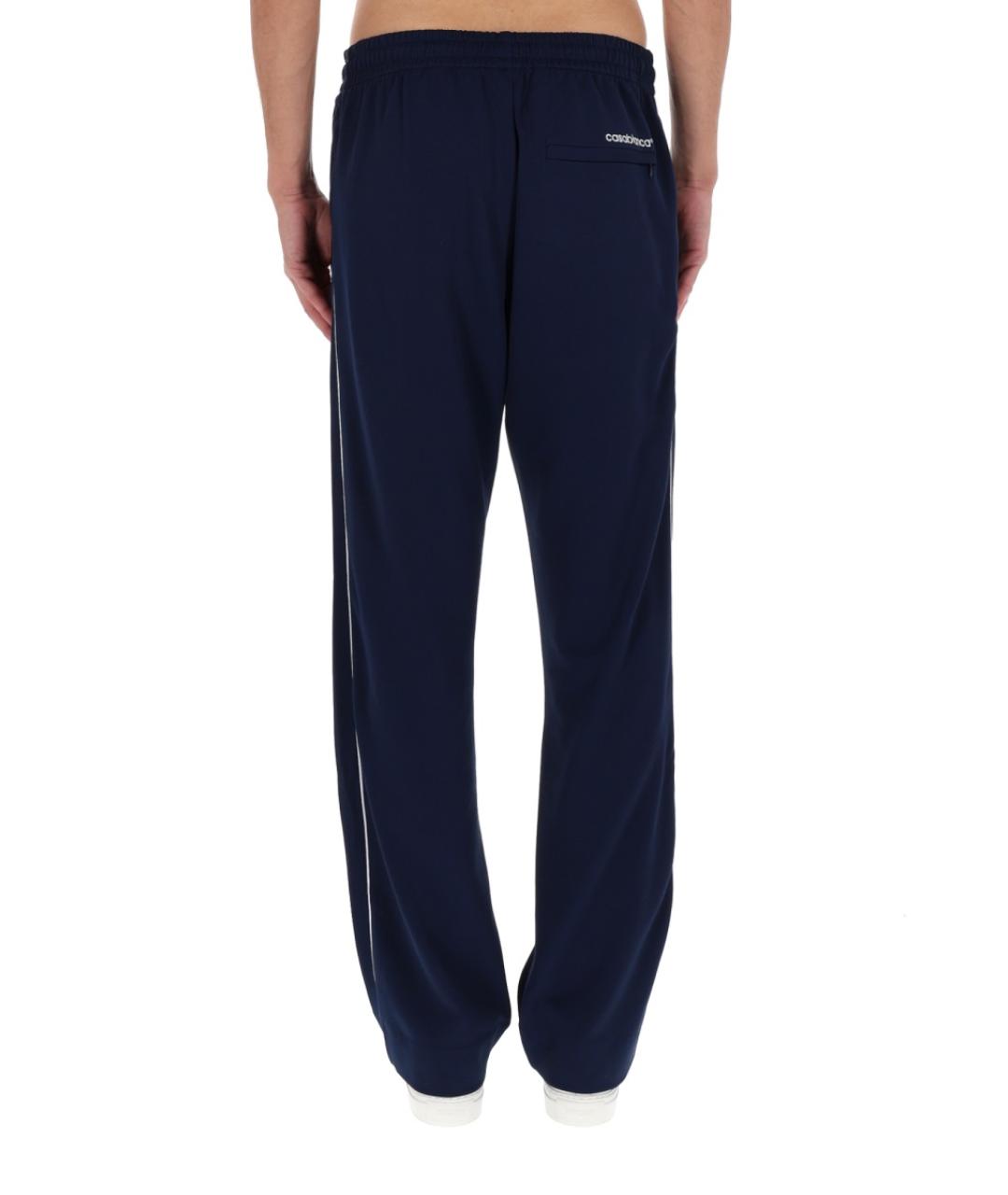 CASABLANCA Синие полиамидовые повседневные брюки, фото 5