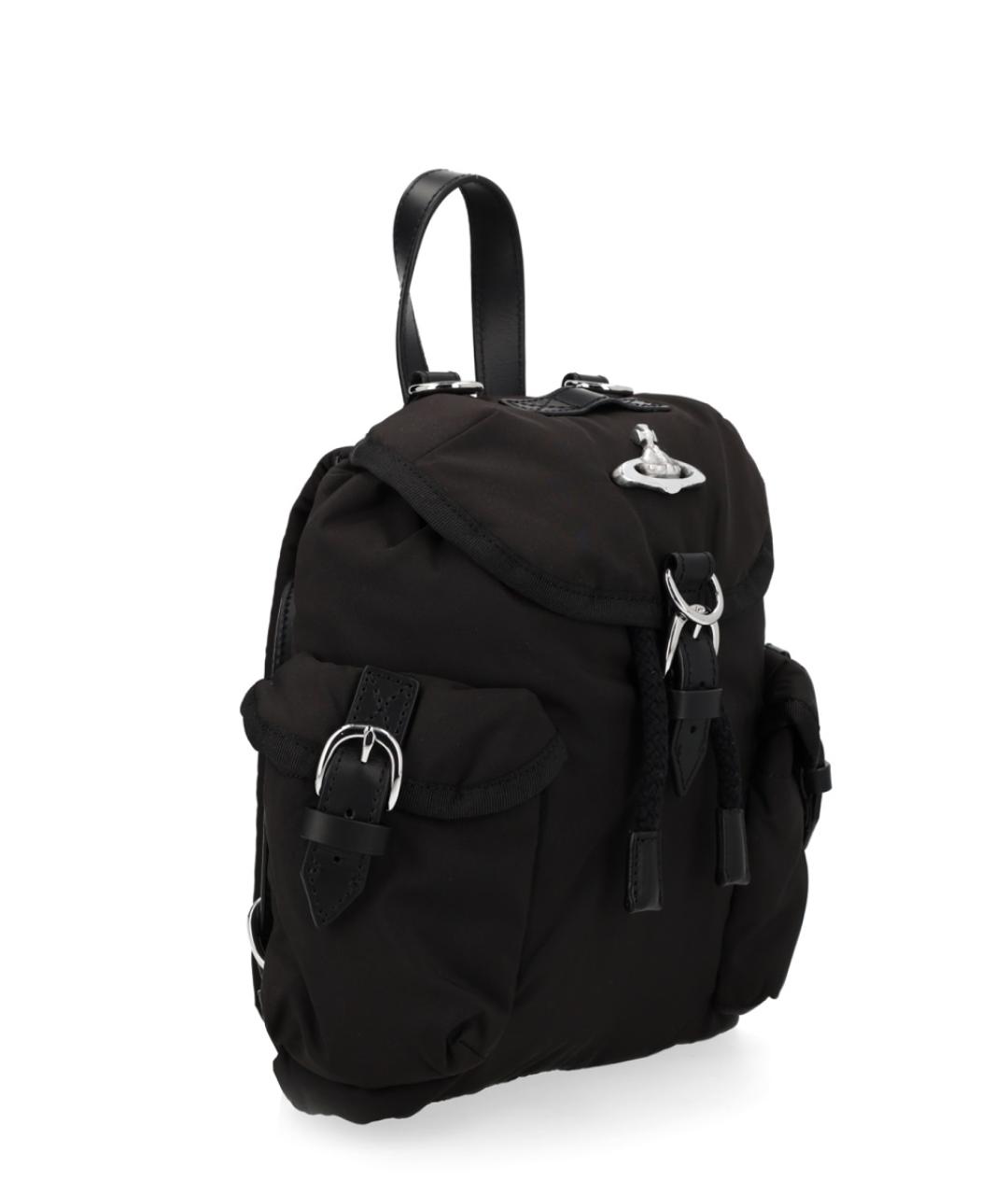 VIVIENNE WESTWOOD Черный синтетический рюкзак, фото 2