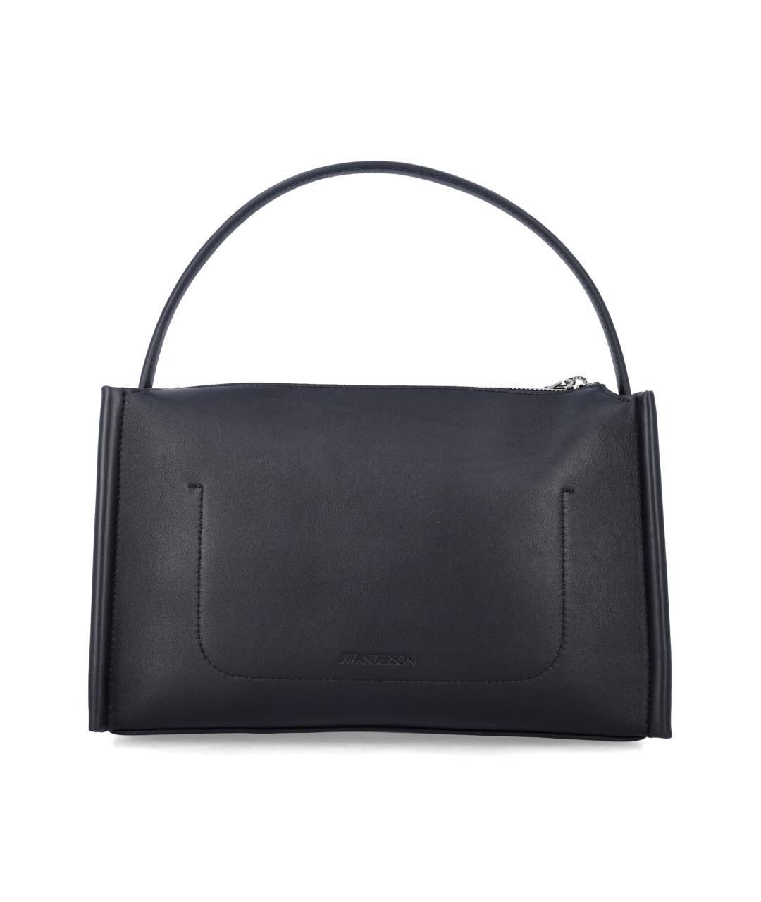 J.W.ANDERSON Черная кожаная сумка через плечо, фото 3