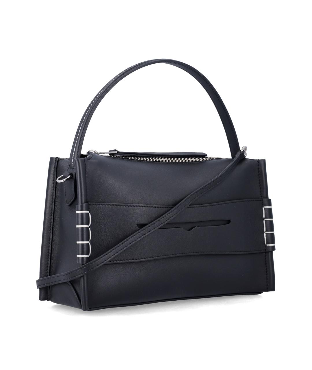 J.W.ANDERSON Черная кожаная сумка через плечо, фото 2