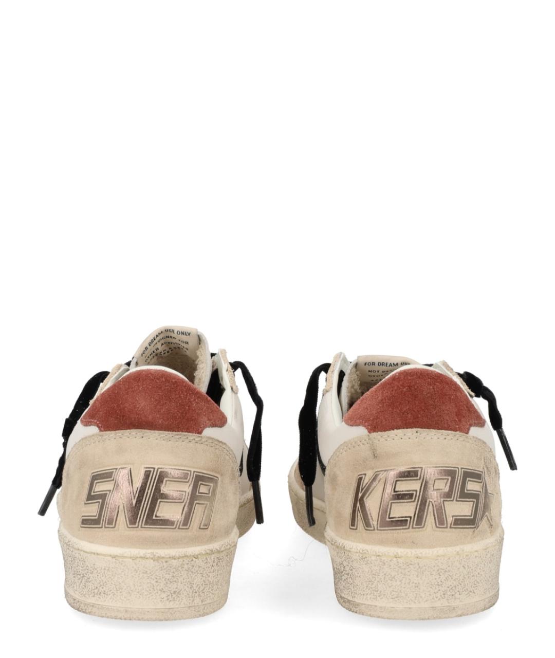 GOLDEN GOOSE DELUXE BRAND Белые кожаные кеды, фото 4