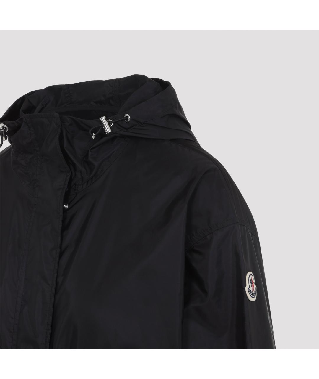 MONCLER Черная полиамидовая куртка, фото 4
