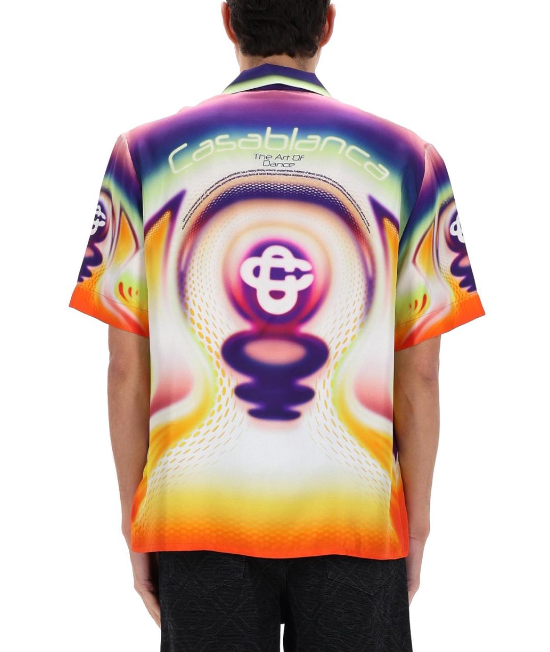 CASABLANCA Мульти шелковая кэжуал рубашка, фото 4