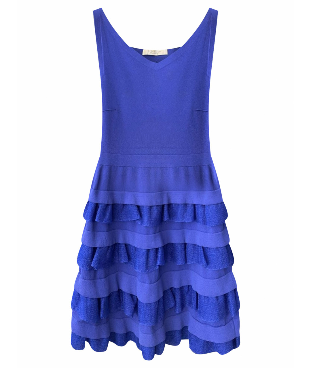 D.EXTERIOR Синее вискозное платье, фото 1