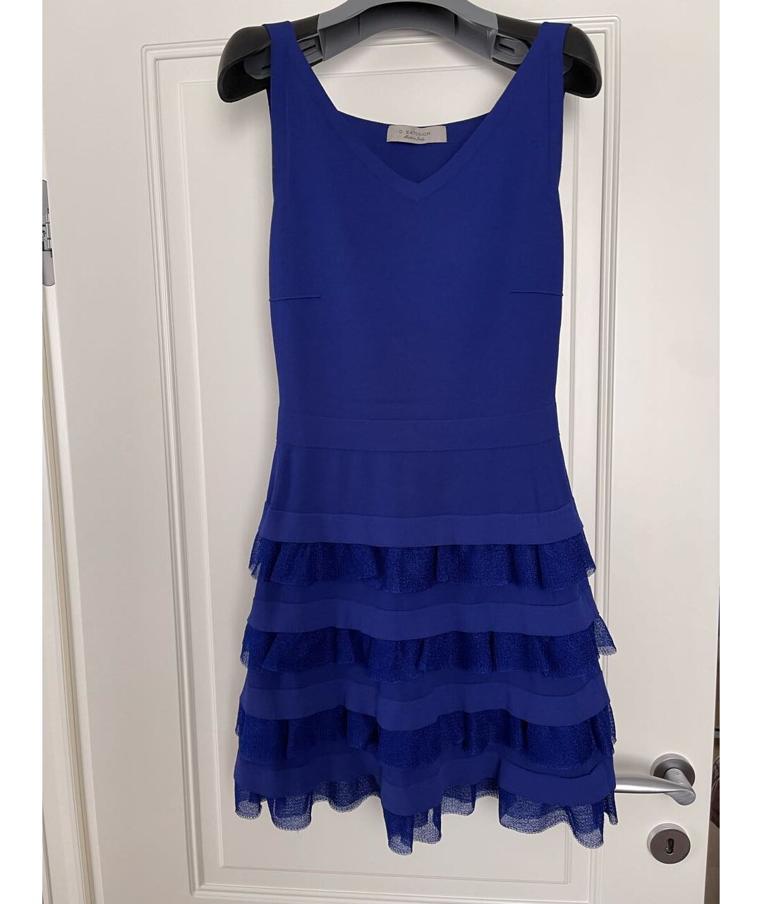 D.EXTERIOR Синее вискозное платье, фото 2