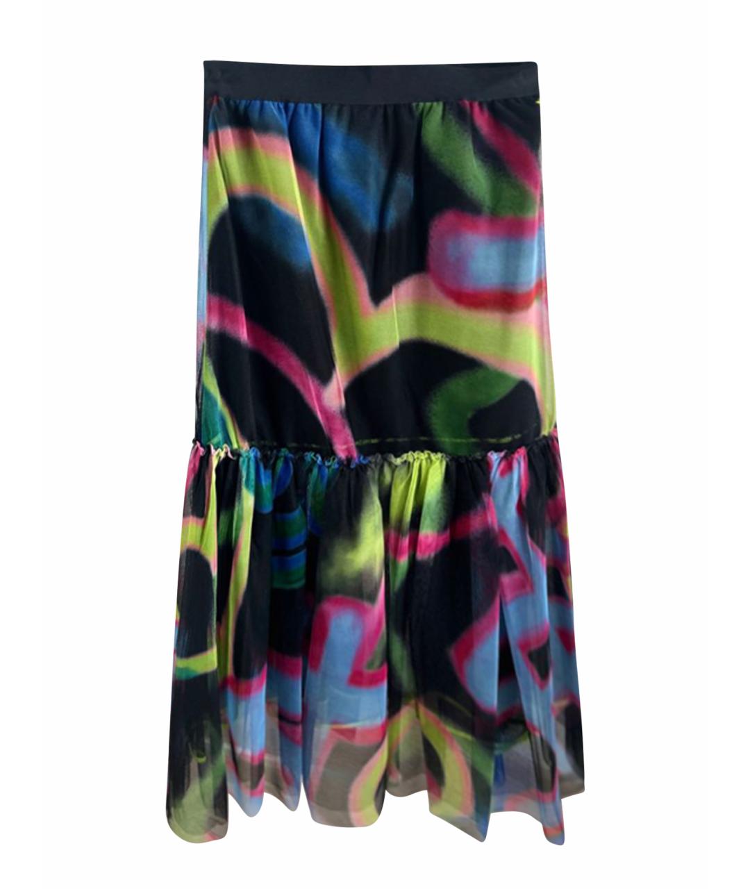 TWIN-SET Мульти сетчатая юбка макси, фото 1